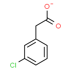 ChemSpider 2D Image | (3-Chlorophenyl)acetate | C8H6ClO2