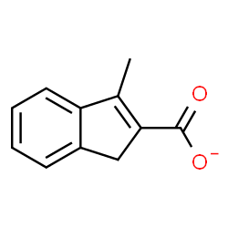 ChemSpider 2D Image | 3-Methyl-1H-indene-2-carboxylate | C11H9O2