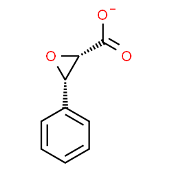 ChemSpider 2D Image | (2S,3S)-3-Phenyl-2-oxiranecarboxylate | C9H7O3