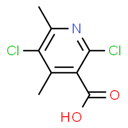 ChemSpider 2D Image | 2,5-Dichloro-4,6-dimethylnicotinic acid | C8H7Cl2NO2
