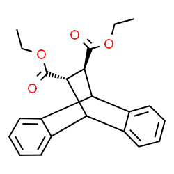 ChemSpider 2D Image | Diethyl (15S,16S)-tetracyclo[6.6.2.0~2,7~.0~9,14~]hexadeca-2,4,6,9,11,13-hexaene-15,16-dicarboxylate | C22H22O4