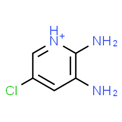 ChemSpider 2D Image | 2,3-Diamino-5-chloropyridinium | C5H7ClN3