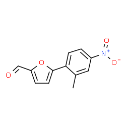 ChemSpider 2D Image | 5-(2-Methyl-4-nitrophenyl)-2-furaldehyde | C12H9NO4