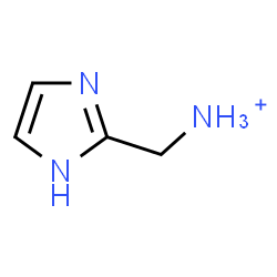 ChemSpider 2D Image | 1H-Imidazol-2-ylmethanaminium | C4H8N3