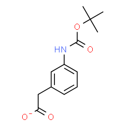 ChemSpider 2D Image | [3-({[(2-Methyl-2-propanyl)oxy]carbonyl}amino)phenyl]acetate | C13H16NO4