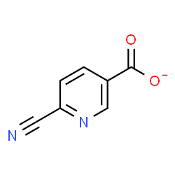 ChemSpider 2D Image | 6-Cyanonicotinate | C7H3N2O2