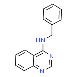ChemSpider 2D Image | N-Benzylquinazolin-4-amine | C15H13N3