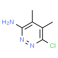 ChemSpider 2D Image | 6-Chloro-4,5-dimethyl-3-pyridazinamine | C6H8ClN3