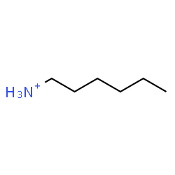 ChemSpider 2D Image | 1-Hexanaminium | C6H16N