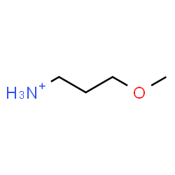 ChemSpider 2D Image | 3-Methoxy-1-propanaminium | C4H12NO