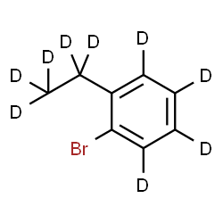 ChemSpider 2D Image | 1-Bromo-2-(~2~H_5_)ethyl(~2~H_4_)benzene | C8D9Br