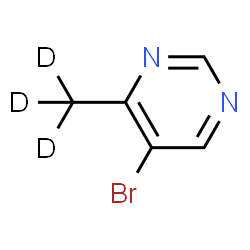 ChemSpider 2D Image | 5-Bromo-4-(~2~H_3_)methylpyrimidine | C5H2D3BrN2