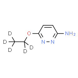 ChemSpider 2D Image | 6-[(~2~H_5_)Ethyloxy]-3-pyridazinamine | C6H4D5N3O