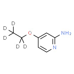 ChemSpider 2D Image | 4-[(~2~H_5_)Ethyloxy]-2-pyridinamine | C7H5D5N2O