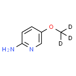 ChemSpider 2D Image | 5-[(~2~H_3_)Methyloxy]-2-pyridinamine | C6H5D3N2O