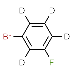 ChemSpider 2D Image | 1-Bromo-3-fluoro(~2~H_4_)benzene | C6D4BrF
