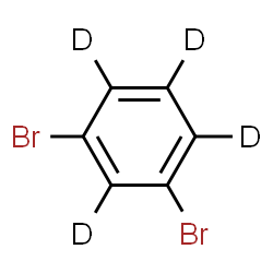 ChemSpider 2D Image | 1,3-Dibromo(~2~H_4_)benzene | C6D4Br2