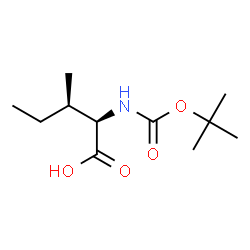 ChemSpider 2D Image | Boc-D-Ile-OH | C11H21NO4