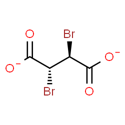 ChemSpider 2D Image | (2R,3S)-2,3-Dibromosuccinate | C4H2Br2O4