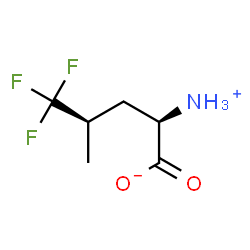 ChemSpider 2D Image | (2R,4S)-2-Ammonio-5,5,5-trifluoro-4-methylpentanoate | C6H10F3NO2