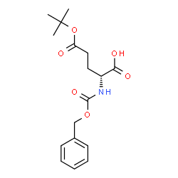 ChemSpider 2D Image | (2R)-2-{[(Benzyloxy)carbonyl]amino}-5-[(2-methyl-2-propanyl)oxy]-5-oxopentanoic acid | C17H23NO6
