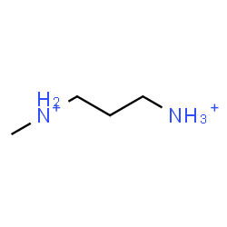 ChemSpider 2D Image | N-Methyl-1,3-propanediaminium | C4H14N2