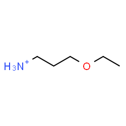 ChemSpider 2D Image | 3-Ethoxy-1-propanaminium | C5H14NO