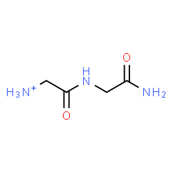 ChemSpider 2D Image | 2-[(2-Amino-2-oxoethyl)amino]-2-oxoethanaminium | C4H10N3O2