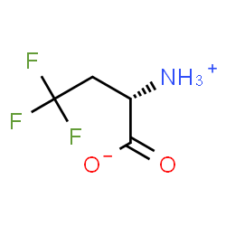 ChemSpider 2D Image | (2S)-2-Ammonio-4,4,4-trifluorobutanoate | C4H6F3NO2