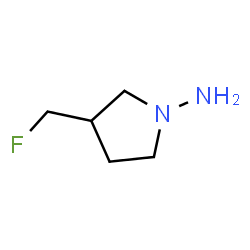 ChemSpider 2D Image | 3-(Fluoromethyl)-1-pyrrolidinamine | C5H11FN2