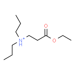ChemSpider 2D Image | 3-Ethoxy-3-oxo-N,N-dipropyl-1-propanaminium | C11H24NO2