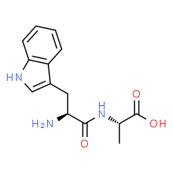 ChemSpider 2D Image | Trp-Ala | C14H17N3O3