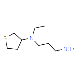 ChemSpider 2D Image | N-Ethyl-N-(tetrahydro-3-thiophenyl)-1,3-propanediamine | C9H20N2S