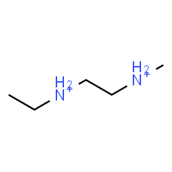 ChemSpider 2D Image | N-Ethyl-N'-methyl-1,2-ethanediaminium | C5H16N2