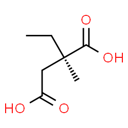 ChemSpider 2D Image | (2R)-2-Ethyl-2-methylsuccinic acid | C7H12O4