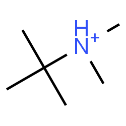 ChemSpider 2D Image | N,N,2-Trimethyl-2-propanaminium | C6H16N