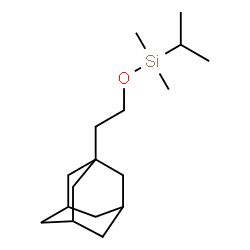 ChemSpider 2D Image | [2-(Adamantan-1-yl)ethoxy](isopropyl)dimethylsilane | C17H32OSi