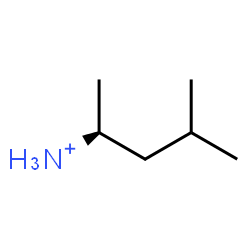 ChemSpider 2D Image | (2S)-4-Methyl-2-pentanaminium | C6H16N