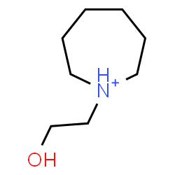 ChemSpider 2D Image | 1-(2-Hydroxyethyl)azepanium | C8H18NO