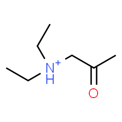 ChemSpider 2D Image | N,N-Diethyl-2-oxo-1-propanaminium | C7H16NO
