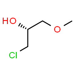 ChemSpider 2D Image | (2R)-1-Chloro-3-methoxy-2-propanol | C4H9ClO2