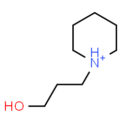 ChemSpider 2D Image | 1-(3-Hydroxypropyl)piperidinium | C8H18NO