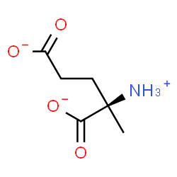 ChemSpider 2D Image | (2R)-2-Ammonio-2-methylpentanedioate | C6H10NO4