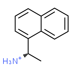 ChemSpider 2D Image | (1S)-1-(1-Naphthyl)ethanaminium | C12H14N
