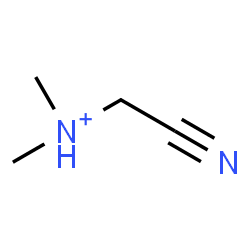 ChemSpider 2D Image | Cyano-N,N-dimethylmethanaminium | C4H9N2
