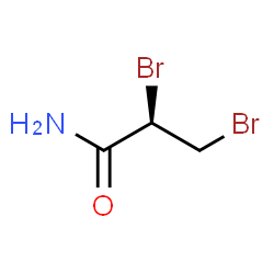 ChemSpider 2D Image | (2R)-2,3-Dibromopropanamide | C3H5Br2NO