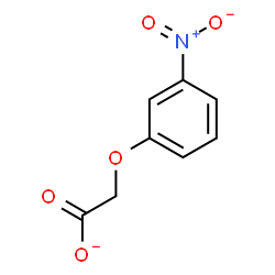 ChemSpider 2D Image | (3-Nitrophenoxy)acetate | C8H6NO5