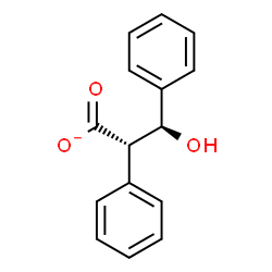 ChemSpider 2D Image | (2S,3S)-3-Hydroxy-2,3-diphenylpropanoate | C15H13O3