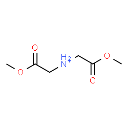 ChemSpider 2D Image | 2-Methoxy-N-(2-methoxy-2-oxoethyl)-2-oxoethanaminium | C6H12NO4