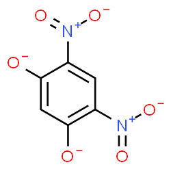 ChemSpider 2D Image | 4,6-Dinitro-1,3-benzenediolate | C6H2N2O6